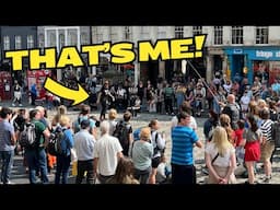 I performed MAGIC TRICKS on the streets of EDINBURGH!