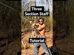 Three Section Staff BASIC TECHNIQUE! #martialarts #weapons