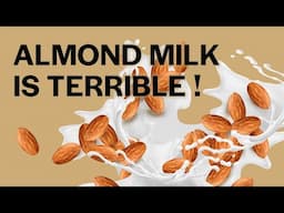 Almond Milk is Terrible. Almond Milk is an industrial nut-flavoured sugar drink