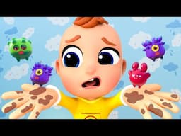 Big Germs are Making a Mess | Wash Your Hands Song + MORE Nursery Rhymes & Kids Songs | Tinytots