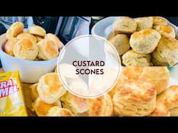 How to bake custard scones | Easy scones recipe | South African Youtuber