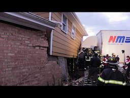 *MABAS24 TRT/CART Box Alarm*Harvey,IL Heavy Extrication Semi Truck Vs. House (12-4-24)