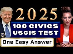 1 to 100 U.S. Citizenship Test 2025, 2X Questions and Answers Civics Test, Ciudadania Americana 2025