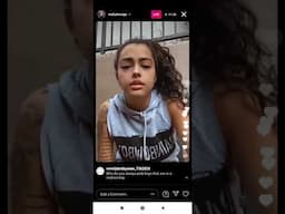 Malu Trevejo talking about Ryan Garcia instagram live 25 october 2020