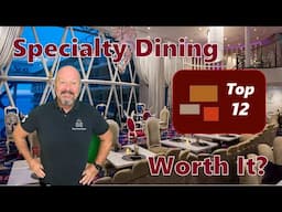 Top 12 Specialty Dining Venues on a Cruise | Best Cruise Restaurants #cruise #cruiseship