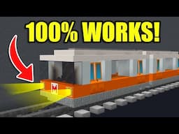 How To Make a WORKING SUBWAY Station in Minecraft!