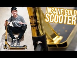 SURPRISING HIM WITH A FREE GOLD SCOOTER!? RIDE 858 GR STUNT SCOOER