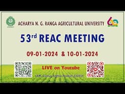 53 REAC Meeting, ANGRAU