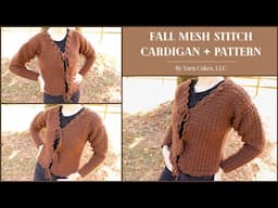 XS-3XL | Crochet Two Tone Knit-Look Fall Sweater | Fall Series: Ep. 5 | DIY Tutorial & Pattern