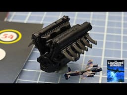 Build the Lancaster Bomber B.III - Part 51-54 - Rear Spotlight, Circuit Board and Third Engine