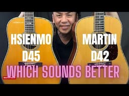 SHOOTOUT - D42 VS D45 - Martin VS HSIENMO Guitars in Action #hsienmoguitars @hsienmoguitars