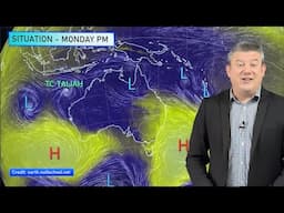 Australia 7 Day: Heavy Qld Rain, some heat relief in the south but mostly dry still