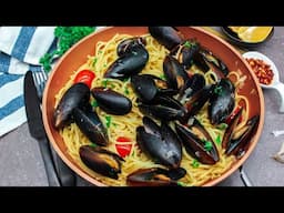 Quick Mussel Scampi Pasta Recipe | Featuring Michelangelo 12 Piece Copper Set | Episode 344