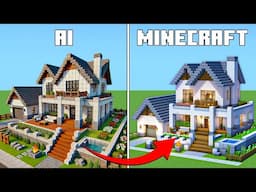 Making Ai Houses In Minecraft ... But Better