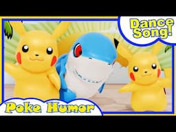 Pokemon Pikachu and Shark Jeff are dancing on the beach| Kids Dance Song | Kids Song | Pokémon Kids