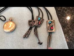 Estate Sale Finds #86 - Yazzie Bolo Tie Sterling Silver Jewelry