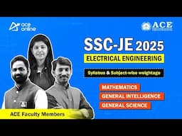 SSC JE 2025 Electrical Engineering | Syllabus & Subject-Wise Weightage | Ace Online