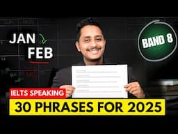 30 Fresh IELTS Speaking Phrases for 2025!