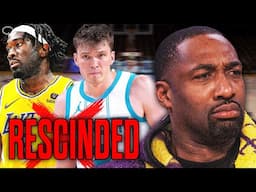 Gilbert Arenas Reacts To Lakers Knecht Trade Being Cancelled...