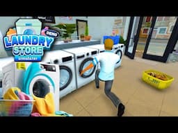 Hiring a Robot???!!! | Laundry Store Simulator | Ep 11