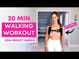 20 min Indoor Walking Workout | Low Impact Cardio | NO Equipment