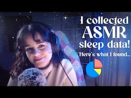 I Collected ASMR Sleep Data… What works for sleep? 💤 Whispered