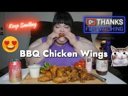 BBQ Chicken Wings Mukbang Eating Show