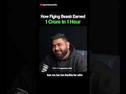 Flying Beast Made 1 CRORE In 1 Hour | Shark Tank India Beast Life Podcast | Earn Money Online