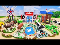 30 Minutes of The Most Satisfying Mini Cattle Farm with Cow Barn, Chicken | Miniature Farm World