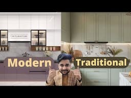 How to Select Right Material for Modular Kitchen ? Modern Kitchen Vs Traditional Kitchen ! 2025!