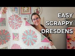 Lets make a DRESDEN QUILT | Tutorial | Quilting Vlog