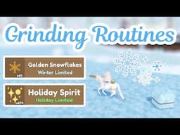 My GRINDING METHODS for Holiday Spirit & Golden Snowflakes | Wild Horse Islands