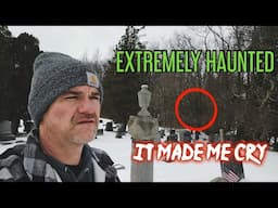 🔴 (I HAD TO LEAVE) TERRIFYING HAUNTED FOREST & CEMETERY