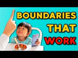 How to Set EFFECTIVE Boundaries with Toddlers - A Step-By-Step Guide!