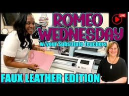 FAUX LEATHER PROJECTS WITH SISER ROMEO | COIN PURSES & EARRINGS | ROMEO WEDNESDAY