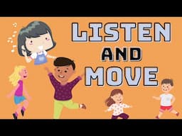 LISTEN and MOVE - Kids Exercise Game - BRAIN BREAK - Virtual PE