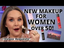 Flawless At 40?! Testing NEW Makeup Products For Mature Skin!