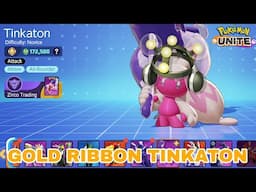 GOLD RIBBON TINKATON + EXP SHARE POKEMON UNITE INDONESIA