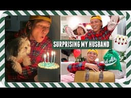 Surprising My Husband On His Birthday | Vlogmas Day 24