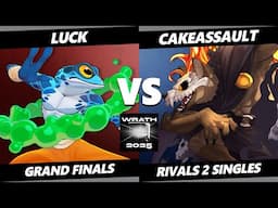 Wrath 2025 GRAND FINALS - Luck (Ranno) Vs. CakAssault (Forsburn) Rivals of Aether II - RoA2