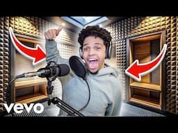 I GOT IN THE STUDIO AND MADE A SONG & MUSIC VIDEO!!!