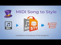 Yamaha PC software ★ MIDI Song to Style ★ installation and setup of the program