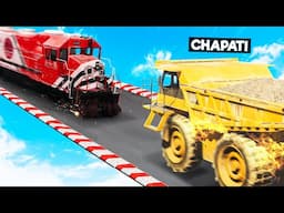 USING WORLDS BIGGEST CAR TO PUSH CHAPATI FROM RAMP