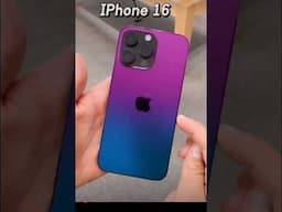 Incredible iPhone 16 colour gradient