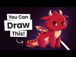 How To Draw A Cute Dragon 🐉 Easy Procreate Tutorial