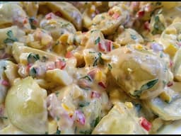 The yummiest potato salad | Potato salad recipe | South African braai salad | South African