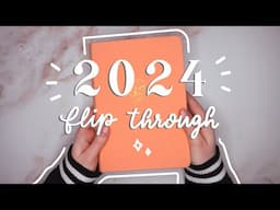 2024 bullet journal flip through | chatting and flipping through my journal ✨