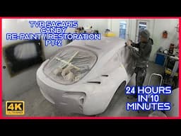 Blocking and filling the body ready for primer - TVR Sagaris Repaint PT-2