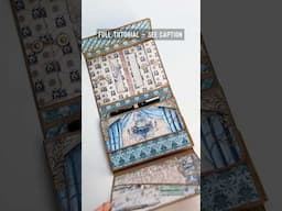 Make this travel journal folder yourself - full tutorial on the VectoriaDesigns YouTube channel