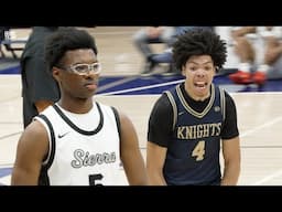 Bryce James vs #1 ranked Tyran Stokes Semi Finals Playoff Game! Sierra Canyon vs Notre Dame